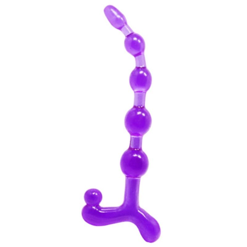 Imagen que nos facilita BAILE ANAL de su producto erótico BAILE - BENDY TWIST BOLAS ANALES LILA para nuestra categoría "JUGUETES BIENESTAR |Juguetes para Mujeres|Bolas Chinas|Bolas Anales".