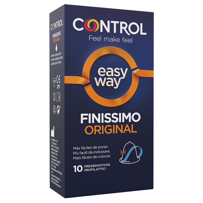 Imagen que nos facilita CONTROL CONDOMS de su producto erótico CONTROL - ADAPTA EASY WAY FINISSIMO 10 UNITS para nuestra categoría "PRESERVATIVOS |Sensitivos".