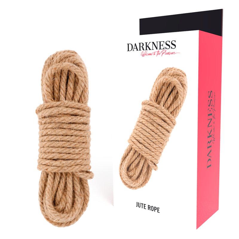 Imagen que nos facilita DARKNESS BONDAGE de su producto erótico DARKNESS - CUERDA JAPONESA 5 M JUTE para nuestra categoría "BDSM & BONDAGE |Bondage|Cuerdas".