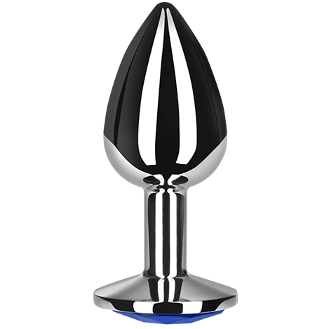 Imagen que nos facilita SECRETPLAY TOYS de su producto erótico SECRETPLAY - ANAL PLUG AZUL S para nuestra categoría "JUGUETES BIENESTAR |Anal|Plugs Anales".