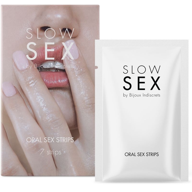 Imagen que nos facilita BIJOUX SLOW SEX de su producto erótico BIJOUX - SLOW SEX ORAL SEX STRIPS para nuestra categoría "DROGUERÍA |Para Sexo Oral".