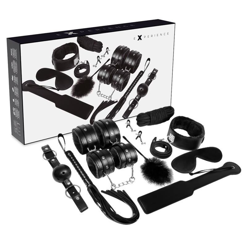 Imagen que nos facilita EXPERIENCE de su producto erótico EXPERIENCE - BDSM FETISH KIT SERIE BLACK para nuestra categoría "JUGUETES BIENESTAR |Kits juguetes sexuales".