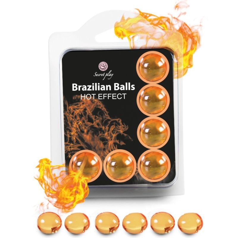 Imagen que nos facilita SECRETPLAY COSMETIC de su producto erótico SECRETPLAY - SET 6 BRAZILIAN BALLS EFECTO CALOR para nuestra categoría "DROGUERÍA |Lubricantes|Efecto Calor".