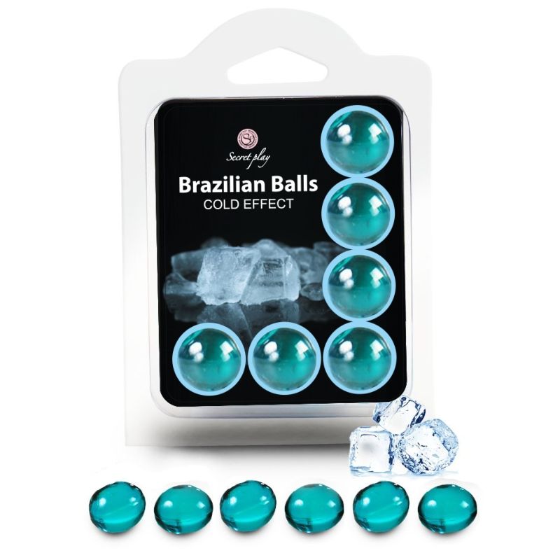 Imagen que nos facilita SECRETPLAY COSMETIC de su producto erótico SECRETPLAY - SET 6 BRAZILIAN BALLS EFECTO FRIO para nuestra categoría "DROGUERÍA |Lubricantes|Efecto Frío".