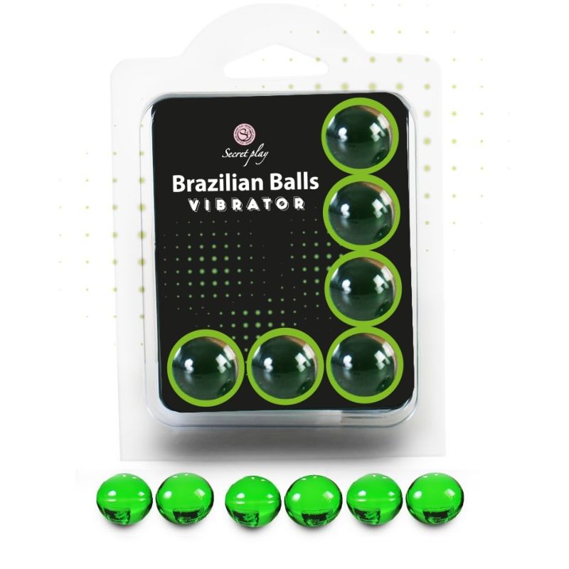 Imagen que nos facilita SECRETPLAY COSMETIC de su producto erótico SECRETPLAY - SET 6 BRAZILIAN BALLS VIBRATOR para nuestra categoría "DROGUERÍA |Lubricantes|Bolas Brazilian Balls".