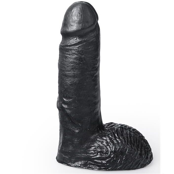 Imagen que nos facilita HUNG SYSTEM de su producto erótico HUNG SYSTEM - DILDO COLOR NEGRO MARCEL 17 CM para nuestra categoría "JUGUETES BIENESTAR |Dildos sin Vibración|Penes realisticos".