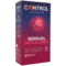 Imagen que nos facilita CONTROL CONDOMS de su producto erótico CONTROL - SENSUAL DOTS & LINES PUNTOS Y ESTRIAS 12 UDS para nuestra categoría "PRESERVATIVOS |Puntos y Estrías".