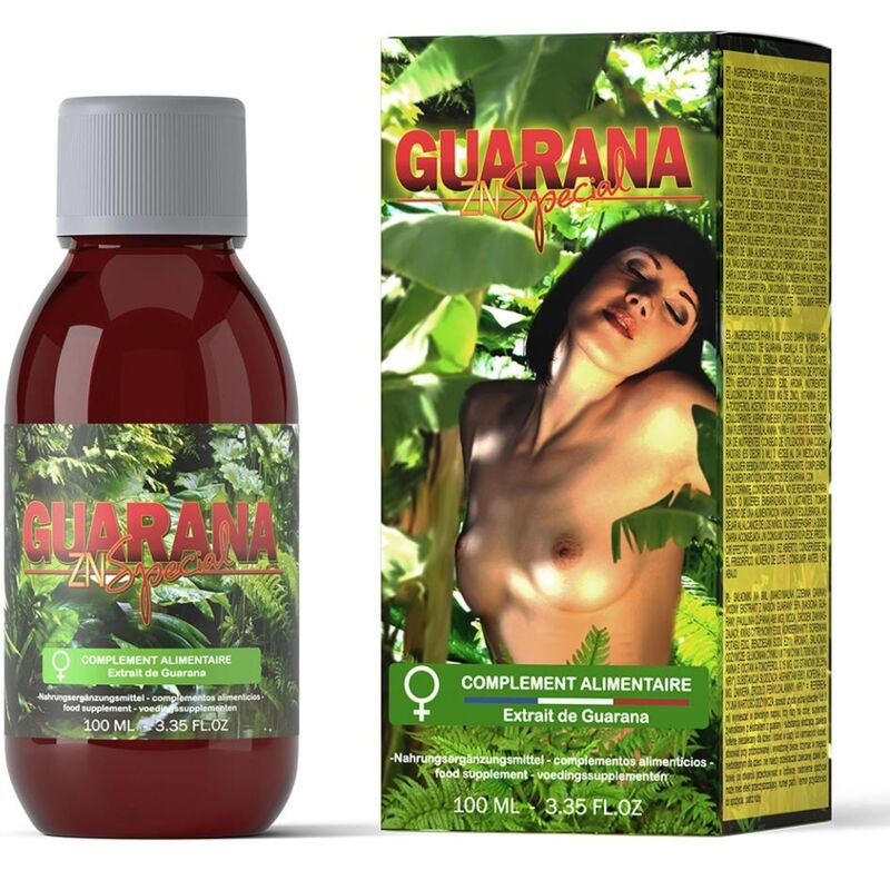 Imagen que nos facilita RUF de su producto erótico RUF - GUARANA ESTIMULANTE AFRODISÍACO EXÓTICO 100ML para nuestra categoría "DROGUERÍA |Complementos Alimenticios|Gotas Amor".