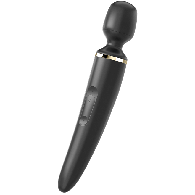 Imagen que nos facilita SATISFYER WAND de su producto erótico SATISFYER - WANDER WOMAN NEGRO para nuestra categoría "DROGUERÍA |Estimulantes para Ellas".