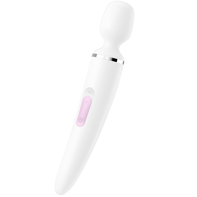 Imagen que nos facilita SATISFYER WAND de su producto erótico SATISFYER - WANDER WOMAN BLANCO para nuestra categoría "DROGUERÍA |Estimulantes para Ellas".