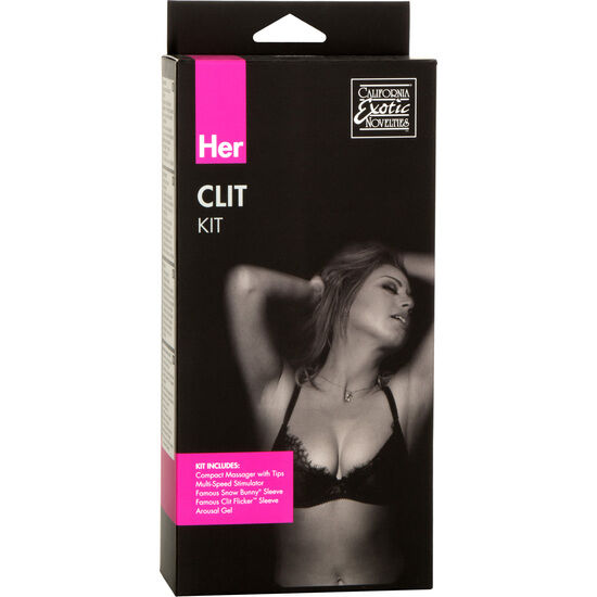 Imagen que nos facilita CALEXOTICS de su producto erótico CALEXOTICS - CLIT KIT PARA ELLA para nuestra categoría "JUGUETES BIENESTAR |Kits juguetes sexuales".