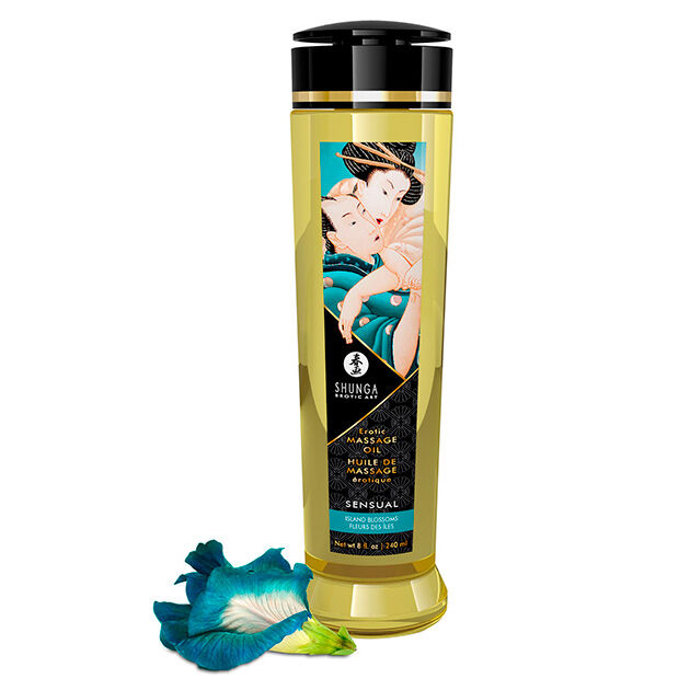 Imagen que nos facilita SHUNGA OILS de su producto erótico SHUNGA - ACEITE DE MASAJE EROTICO SENSUAL 240 ML para nuestra categoría "DROGUERÍA |Para Masajes|Aceites sin sabores".