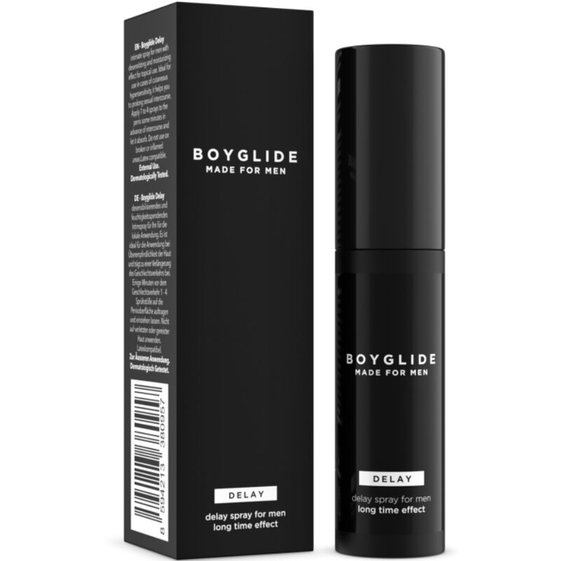 Imagen que nos facilita INTIMATELINE BOYGLIDE de su producto erótico INTIMATELINE - BOYGLIDE DELAY SPRAY EFECTO RETARDANTE 20 ML para nuestra categoría "DROGUERÍA |Estimulantes para Ellos|Retardantes".