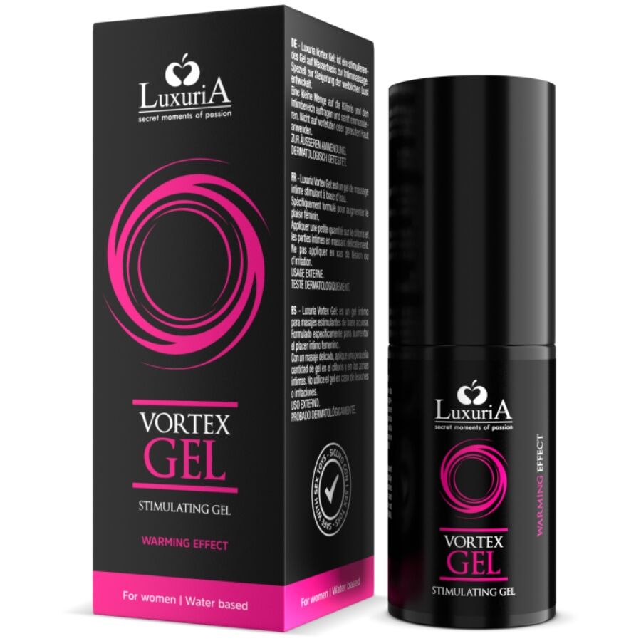 Imagen que nos facilita INTIMATELINE LUXURIA de su producto erótico INTIMATELINE LUXURIA - VORTEX GEL EFECTO CALOR 30 ML para nuestra categoría "DROGUERÍA |Lubricantes|Efecto Calor".