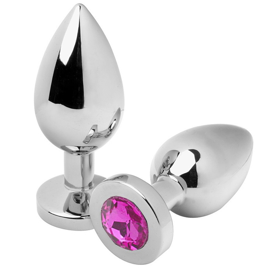 Imagen que nos facilita METAL HARD de su producto erótico METAL HARD - ANAL PLUG DIAMOND ROSA MEDIUM 7.62CM para nuestra categoría "JUGUETES BIENESTAR |Anal|Plugs Anales".