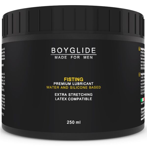 Imagen que nos facilita INTIMATELINE BOYGLIDE de su producto erótico INTIMATELINE - BOYGLIDE FISTING LUBRICANTE 250 ML para nuestra categoría "DROGUERÍA |Lubricantes|Anal con Relajante".