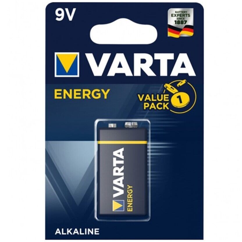 Imagen que nos facilita VARTA de su producto erótico VARTA - ENERGY PILA ALCALINA 9V LR61 BLISTER*1 para nuestra categoría "ARTÍCULOS VARIOS|Pilas".