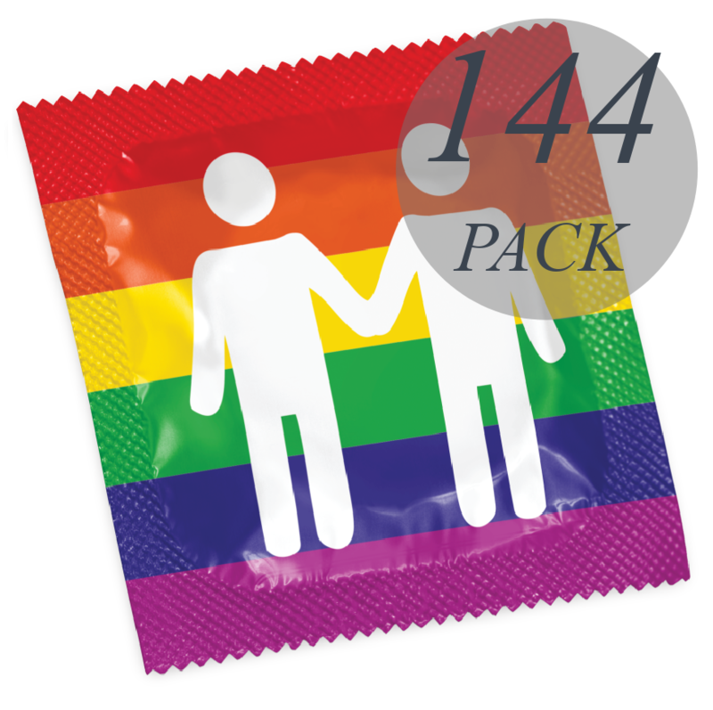 Imagen que nos facilita PASANTE de su producto erótico PASANTE - FORMATO GAY PRIDE 144 PACK para nuestra categoría "PRESERVATIVOS |Normales".