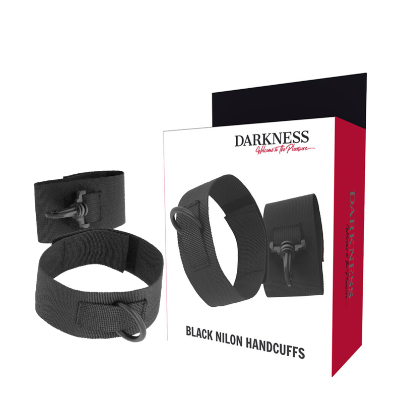 Imagen que nos facilita DARKNESS BONDAGE de su producto erótico DARKNESS - ESPOSAS NYLON PARA PRINCIPIANTES para nuestra categoría "BDSM & BONDAGE |Bondage|Esposas".