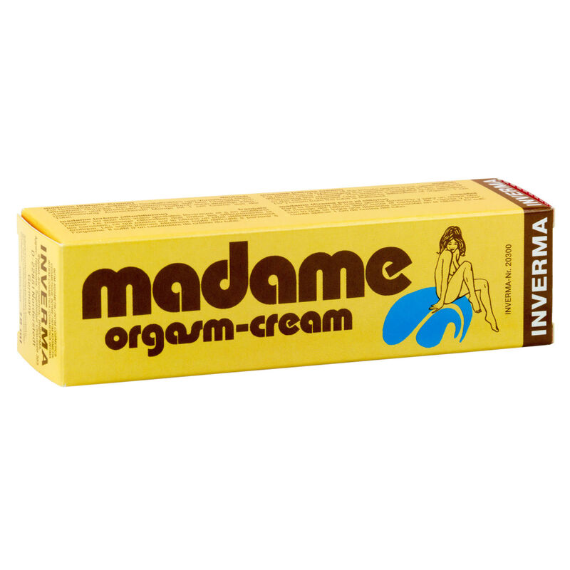 Imagen que nos facilita INVERMA de su producto erótico INVERMA - MADAME CREMA ORGASMICA para nuestra categoría "DROGUERÍA |Estimulantes para Ellas|Intensificador Orgasmos".