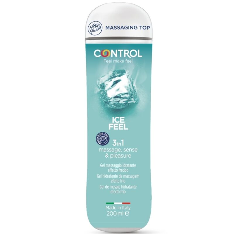 Imagen que nos facilita CONTROL LUBES de su producto erótico CONTROL - GEL 3 EN 1 ICE FEEL 200 ML para nuestra categoría "DROGUERÍA |Lubricantes|Efecto Frío".