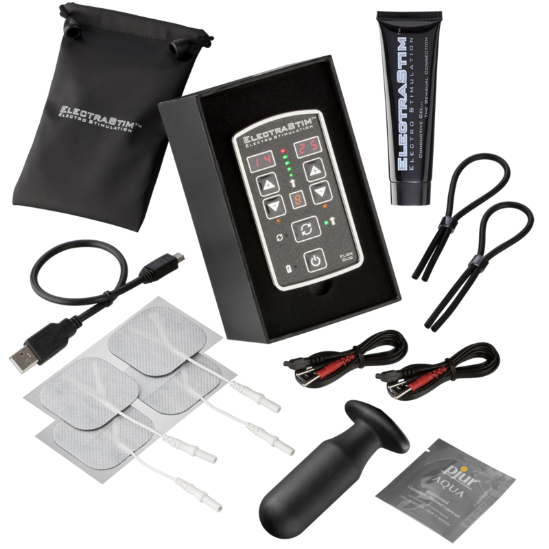 Imagen que nos facilita ELECTRASTIM de su producto erótico ELECTRASTIM - FLICK DUO STIMULATOR MULTI-PACK para nuestra categoría "JUGUETES BIENESTAR |Electro estimulación".