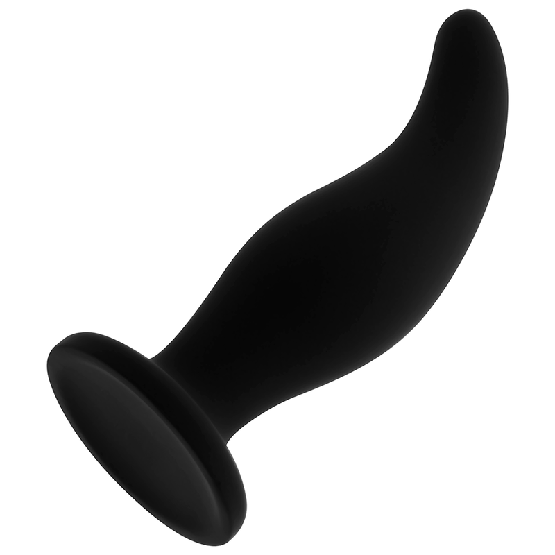 Imagen que nos facilita OHMAMA de su producto erótico OHMAMA - PLUG ANAL SILICONA CURVADO PUNTO P 12 CM para nuestra categoría "JUGUETES BIENESTAR |Anal|Plugs Anales".