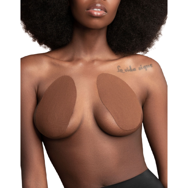 Imagen que nos facilita BYE BRA - PULL UPS de su producto erótico BYE-BRA - REALZADOR PECHOS + 3 PARES DE SATEN MARRON COPA A/C para nuestra categoría "MODA & LENCERÍA|Lencería Mujer|Lencería Sexy|Accesorios Sujetadores".