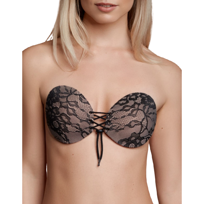 Imagen que nos facilita BYE BRA - BRAS de su producto erótico BYE-BRA - SUJETADOR ADHESIVO ENTRELAZADO & BORDADO COPA A para nuestra categoría "MODA & LENCERÍA|Lencería Mujer|Lencería Sexy|Sujetadores".