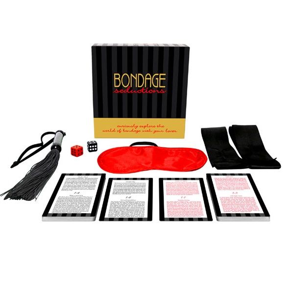 Imagen que nos facilita KHEPER GAMES de su producto erótico KHEPER GAMES - BONDAGE SEDUCTIONS EXPLORA EL MUNDO DEL BONDAGE para nuestra categoría "JUGUETES BIENESTAR |Kits juguetes sexuales".