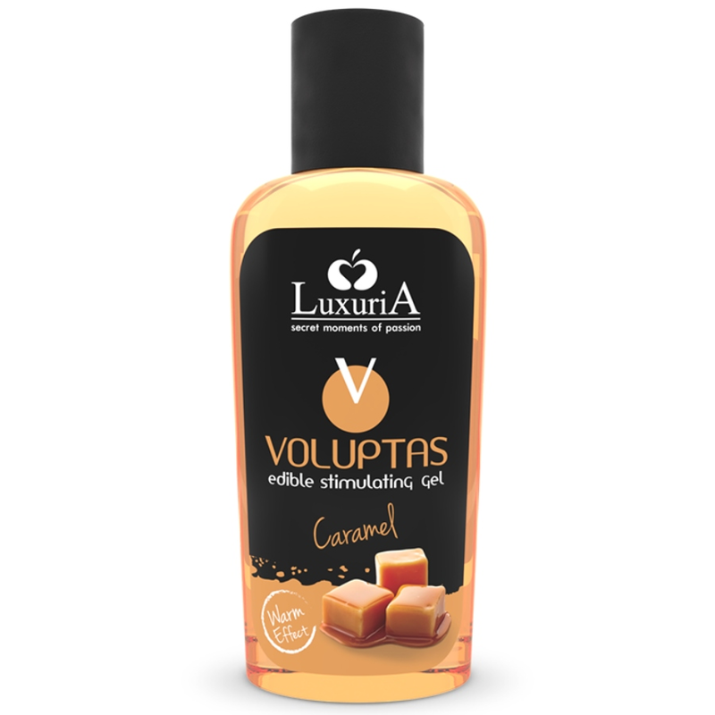 Imagen que nos facilita INTIMATELINE LUXURIA de su producto erótico INTIMATELINE LUXURIA - VOLUPTAS GEL MASAJE COMESTIBLE EFECTO CALOR - CARAMELO 100 ML para nuestra categoría "DROGUERÍA |Para Masajes|Con efecto calor".