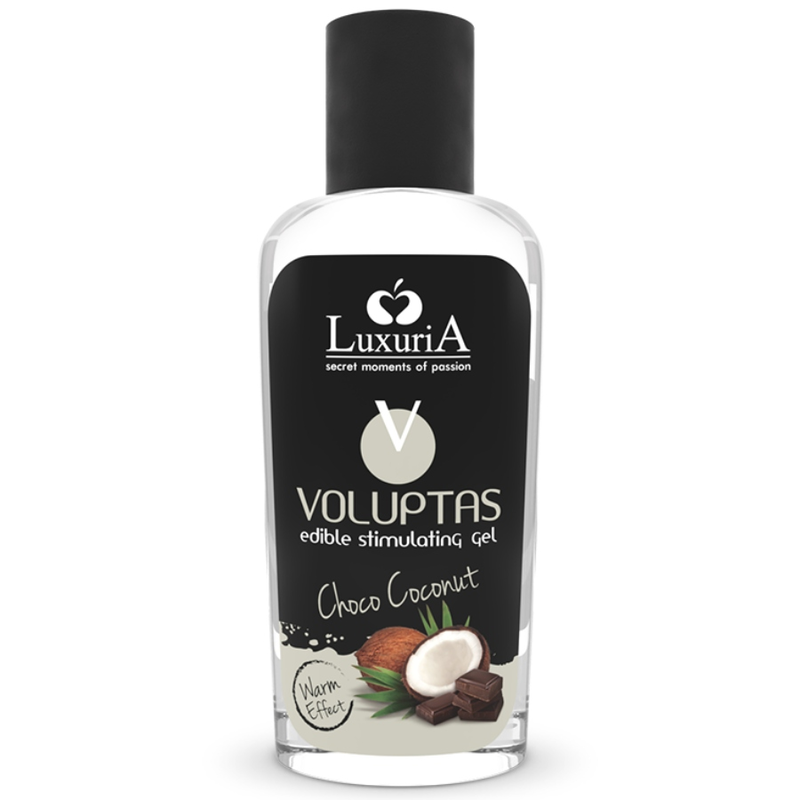 Imagen que nos facilita INTIMATELINE LUXURIA de su producto erótico INTIMATELINE LUXURIA - VOLUPTAS GEL MASAJE COMESTIBLE EFECTO CALOR - COCO Y CREMA 100 ML para nuestra categoría "DROGUERÍA |Para Masajes|Con efecto calor".