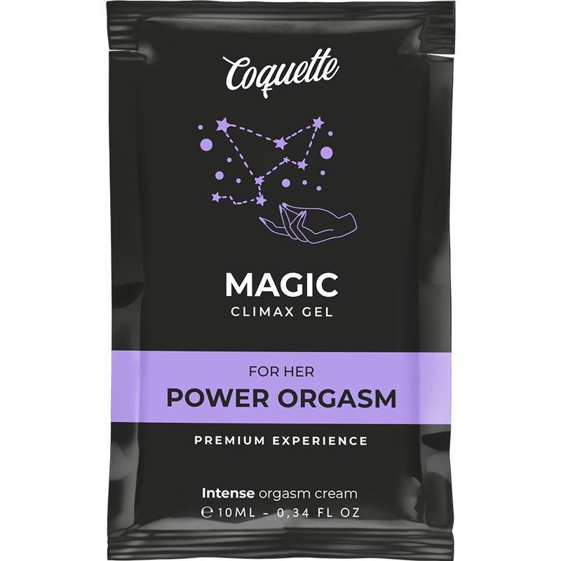 Imagen que nos facilita COQUETTE COSMETICS de su producto erótico COQUETTE CHIC DESIRE - POCKET MAGIC CLIMAX GEL FOR HER GEL POTENCIADOR ORGASMO 10 ML para nuestra categoría "DROGUERÍA |Estimulantes para Ellas|Intensificador Orgasmos".