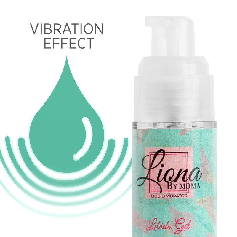 Imagen que nos facilita LIONA BY MOMA de su producto erótico LIONA BY MOMA - VIBRADOR LIQUIDO LIBIDO GEL 15 ML para nuestra categoría "DROGUERÍA |Estimulantes para Ellas|Vibrador Líquido".