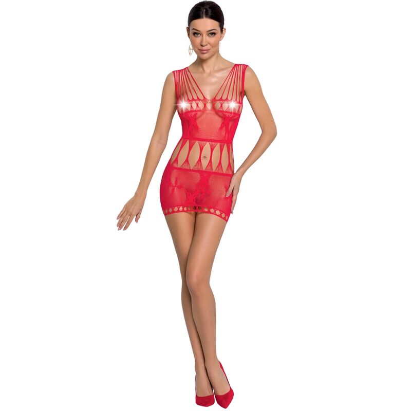 Imagen que nos facilita PASSION WOMAN de su producto erótico PASSION - WOMAN BS090 BODYSTOCKING ROJO TALLA UNICA para nuestra categoría "MODA & LENCERÍA|Lencería Mujer|Lencería Picante|Vestidos Sexys".