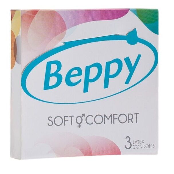 Imagen que nos facilita BEPPY de su producto erótico BEPPY - SOFT AND COMFORT 3 PRESERVATIVOS para nuestra categoría "PRESERVATIVOS |Normales".