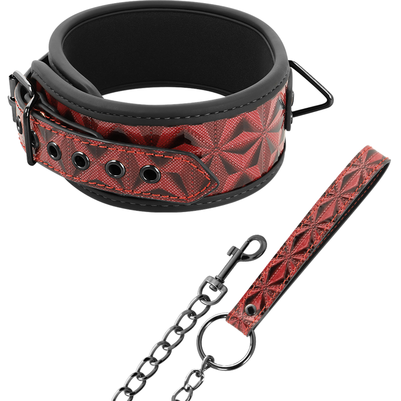 Imagen que nos facilita BEGME RED EDITION de su producto erótico BEGME - RED EDITION COLLAR CUERO VEGANO CON FORRO DE NEOPRENO para nuestra categoría "BDSM & BONDAGE |Bondage|Collares".