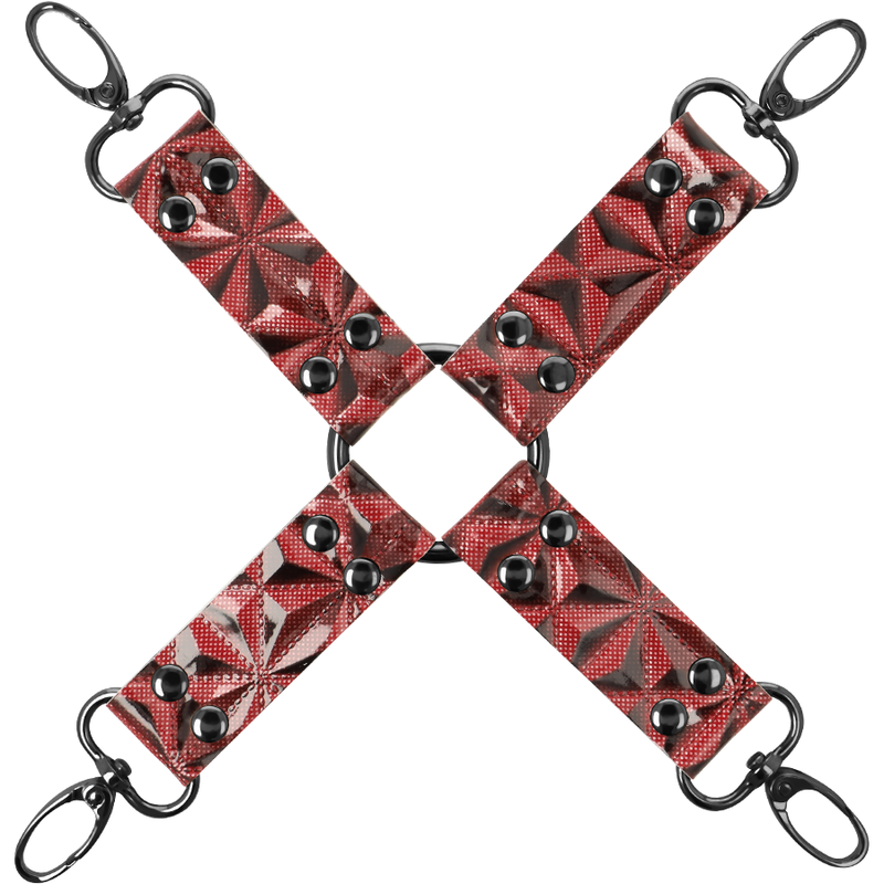 Imagen que nos facilita BEGME RED EDITION de su producto erótico BEGME - RED EDITION HOG TIE CUERO VEGANO para nuestra categoría "BDSM & BONDAGE |Bondage|Esposas de fijación".