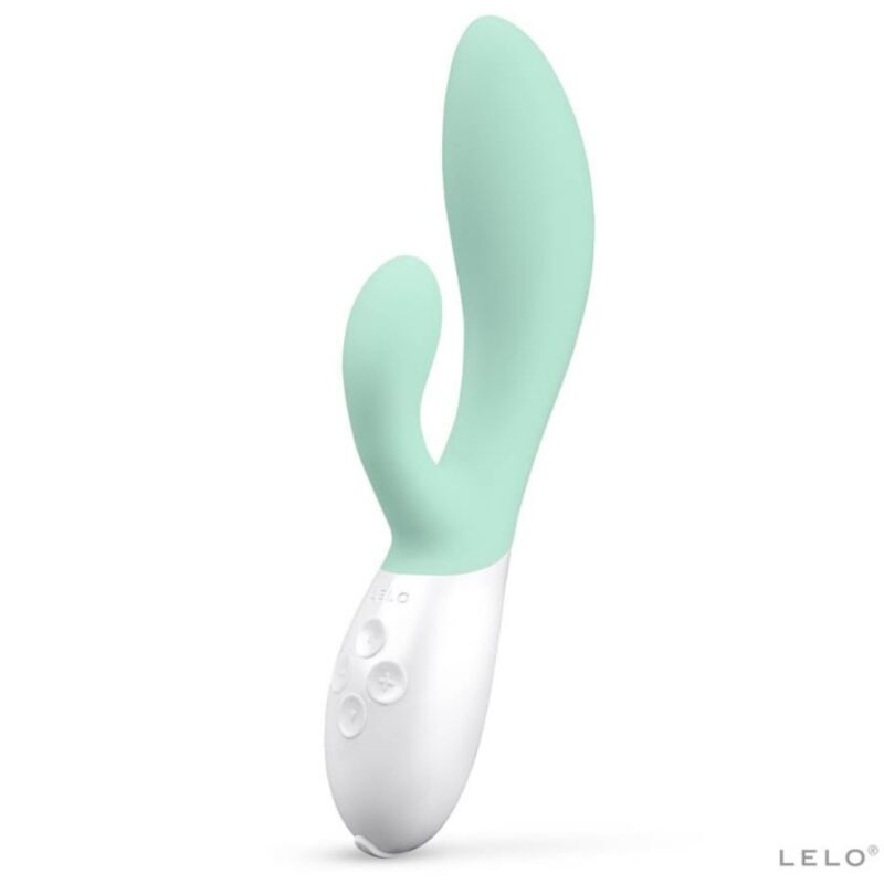 Imagen que nos facilita LELO de su producto erótico LELO - INA 3 VERDE VIBRADOR RABBIT LUJO VERDE AGUA para nuestra categoría "JUGUETES BIENESTAR |Juguetes para Mujeres|Estimuladores|Para Clítoris".