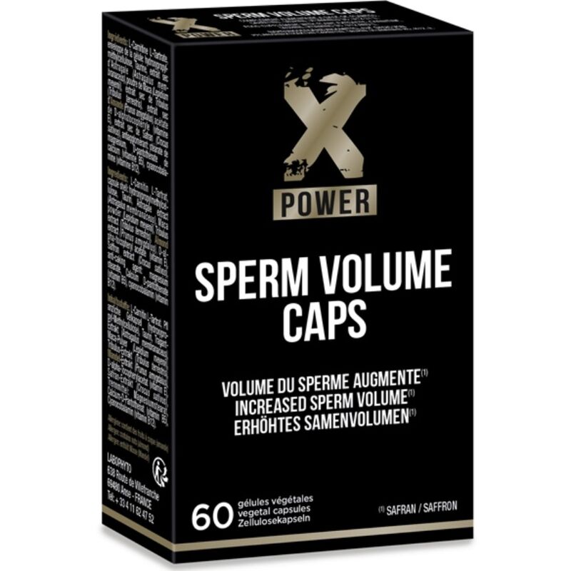 Imagen que nos facilita XPOWER de su producto erótico XPOWER - SPERM VOLUME CAPSULAS AUMENTO ESPERMA 60 CAP para nuestra categoría "DROGUERÍA |Estimulantes para Ellos|Aumentador volumen semen".