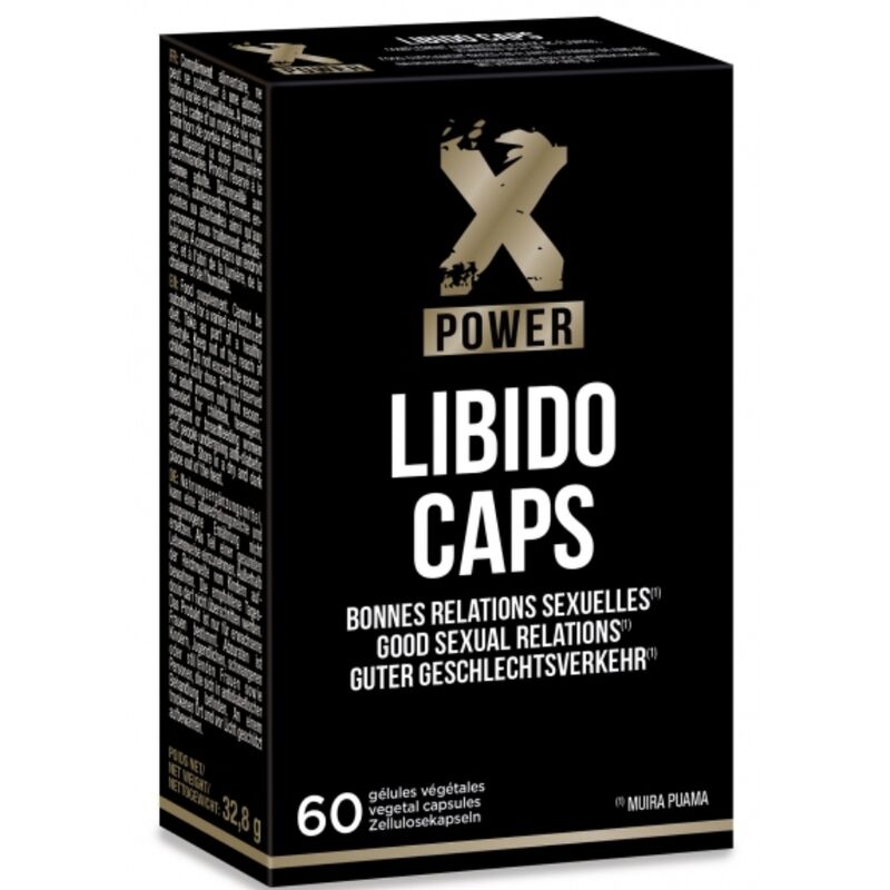 Imagen que nos facilita XPOWER de su producto erótico XPOWER - LIBIDO CAPS COMPLEMENTO AUMENTO LIBIDO Y PLACER 60 UNIDADES para nuestra categoría "DROGUERÍA |Complementos Alimenticios|Cápsulas Unisex".