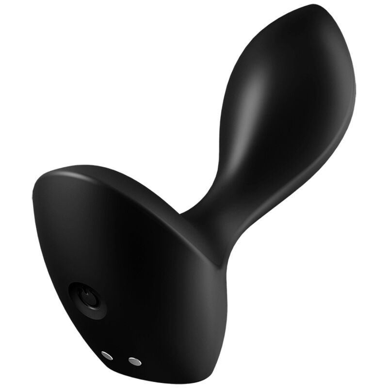 Imagen que nos facilita SATISFYER PLUGS de su producto erótico SATISFYER - BACKDOOR LOVER PLUG ANAL VIBRADOR NEGRO para nuestra categoría "JUGUETES BIENESTAR |Anal|Plugs Anales".