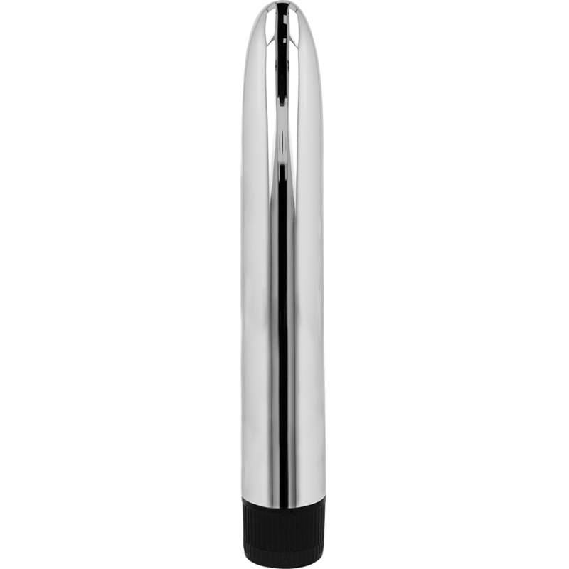 Imagen que nos facilita OHMAMA VIBRATORS de su producto erótico OHMAMA - VIBRADOR CLASICO SILVER 17.5 CM para nuestra categoría "JUGUETES BIENESTAR |Vibradores|Vibradores Clasicos anales o vaginales".