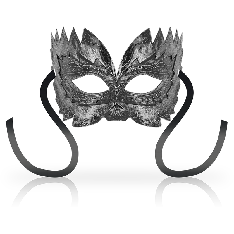 Imagen que nos facilita OHMAMA MASKS de su producto erótico OHMAMA - MASKS ANTIZAZ ESTILO VENECIANO SILVER para nuestra categoría "BDSM & BONDAGE |Bondage|Máscaras Venecianas".