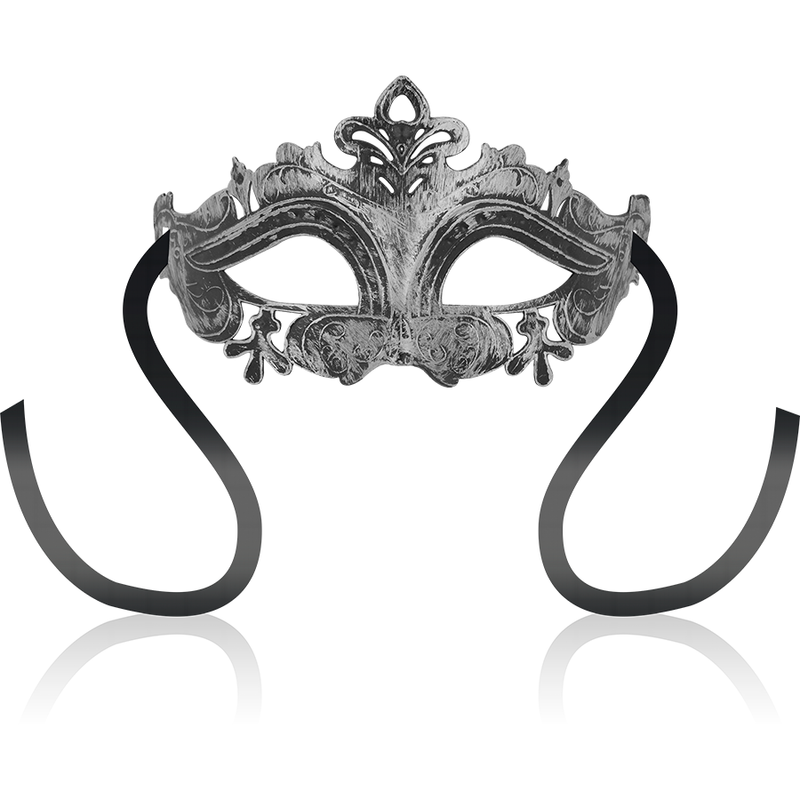 Imagen que nos facilita OHMAMA MASKS de su producto erótico OHMAMA - MASKS ANTIFAZ ESTILO VENECIANO SILVER para nuestra categoría "BDSM & BONDAGE |Bondage|Máscaras Venecianas".