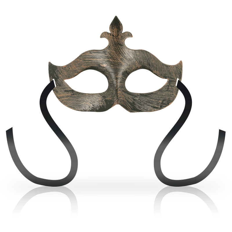 Imagen que nos facilita OHMAMA MASKS de su producto erótico OHMAMA - MASKS ANTIFAZ FLOR DE LIS COBRE para nuestra categoría "BDSM & BONDAGE |Bondage|Máscaras Venecianas".