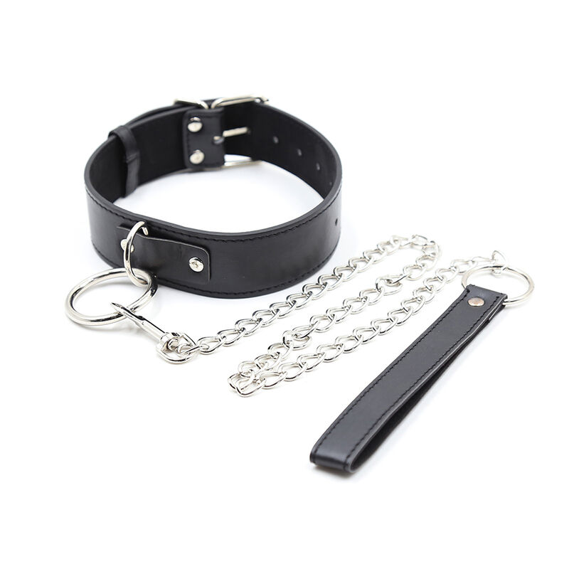 Imagen que nos facilita OHMAMA FETISH de su producto erótico OHMAMA FETISH - COLLAR SUMISION CON CORREA para nuestra categoría "BDSM & BONDAGE |Bondage|Collares".