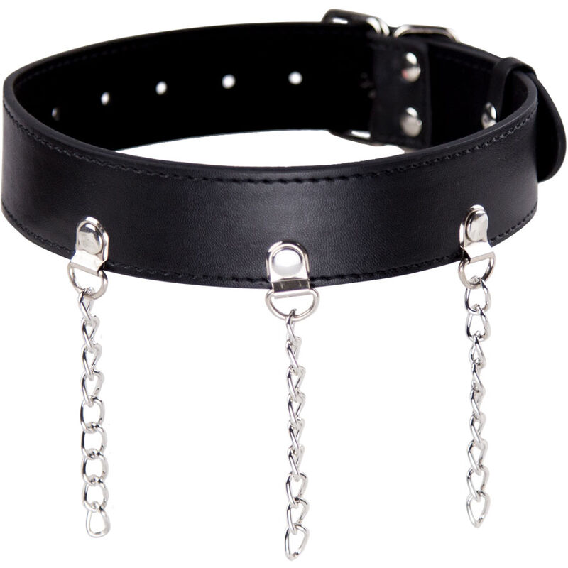 Imagen que nos facilita OHMAMA FETISH de su producto erótico OHMAMA FETISH - COLLAR FETISH CON ANILLAS para nuestra categoría "BDSM & BONDAGE |Bondage|Collares".