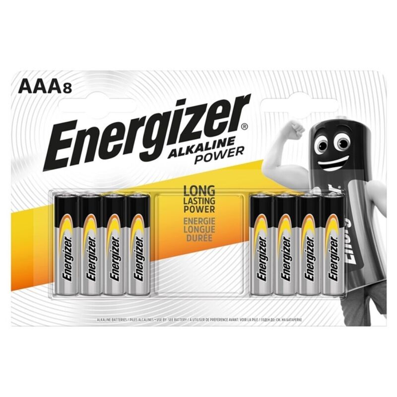 Imagen que nos facilita ENERGIZER de su producto erótico ENERGIZER - ALKALINE POWER PILA ALCALINA AAA LR03 BLISTER*8 para nuestra categoría "ARTÍCULOS VARIOS|Pilas|Pilas Alcalinas".