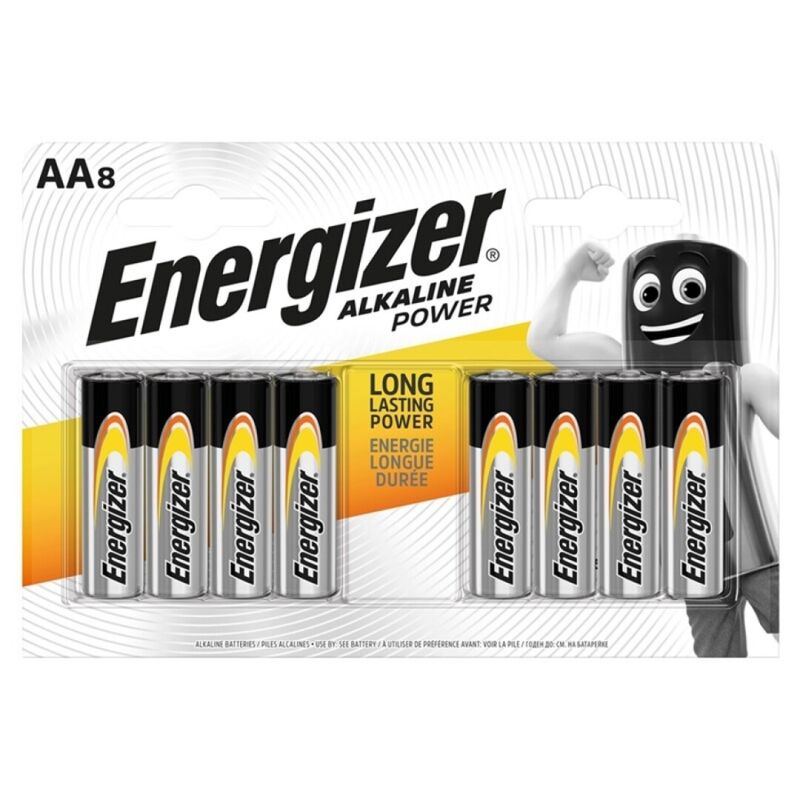 Imagen que nos facilita ENERGIZER de su producto erótico ENERGIZER - ALKALINE POWER PILA ALCALINA AA LR6 BLISTER*8 para nuestra categoría "ARTÍCULOS VARIOS|Pilas|Pilas Alcalinas".